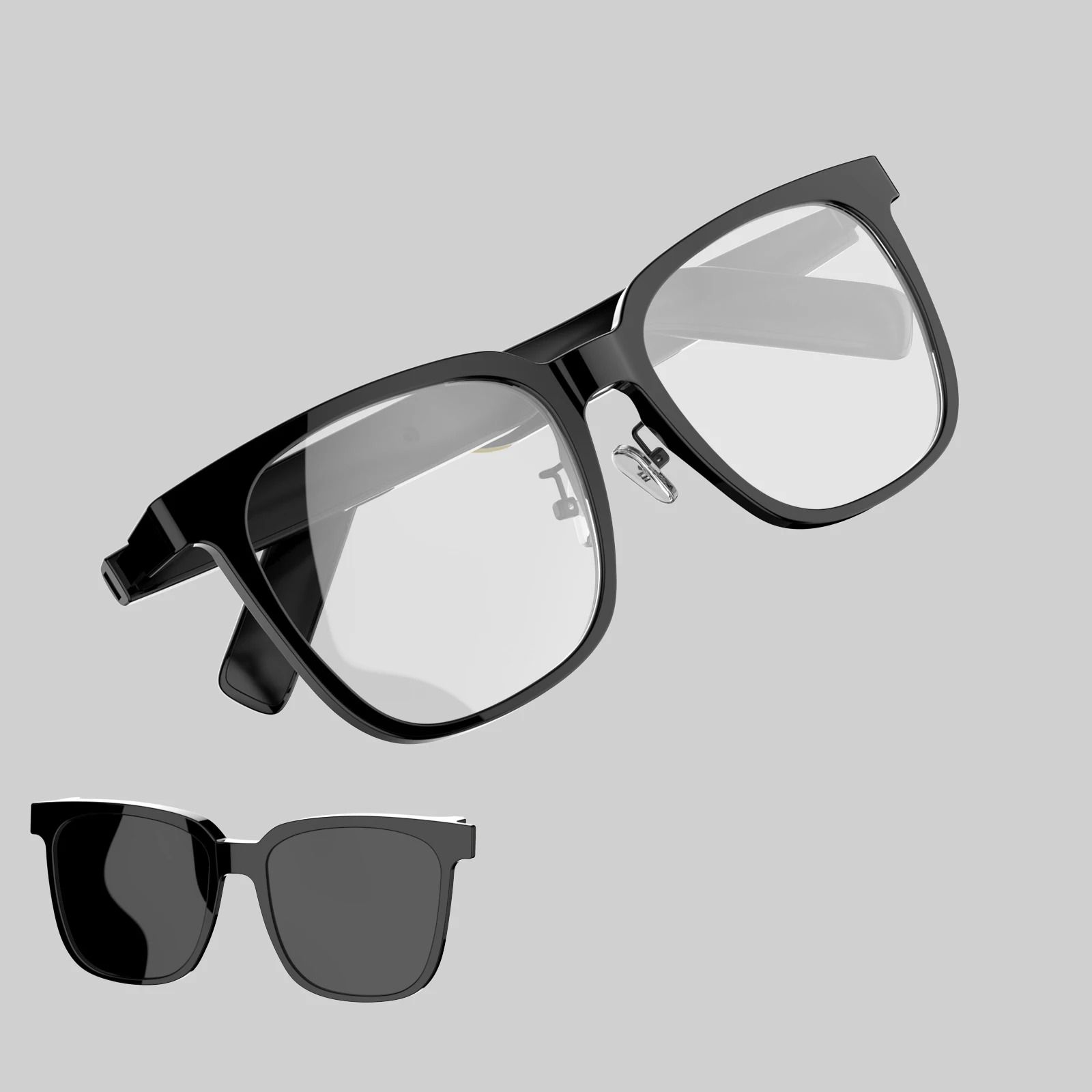 SG18 Pro 2-in-1 Smart Glasses – Magnetic Polarized Lenses & TWS Audio – HiFi Wireless Stereo Eyewear