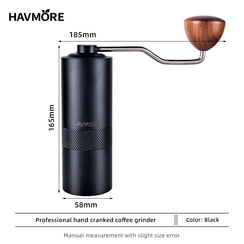 Professional Manual Coffee Grinder with CNC Burr and Diamond Precision Adjustment