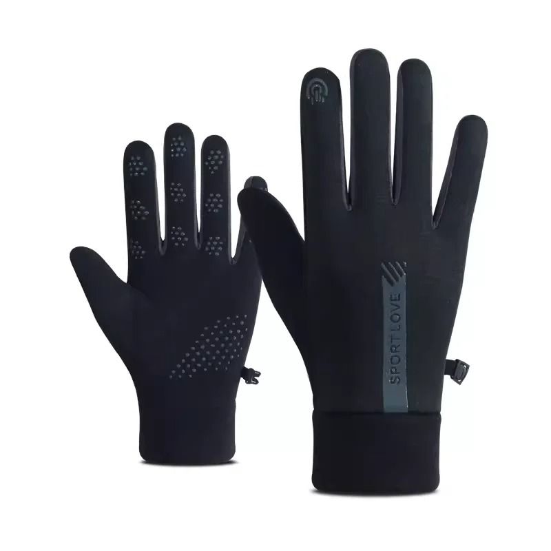 Women Autumn Winter Waterproof Anti Slip Cycling Gloves