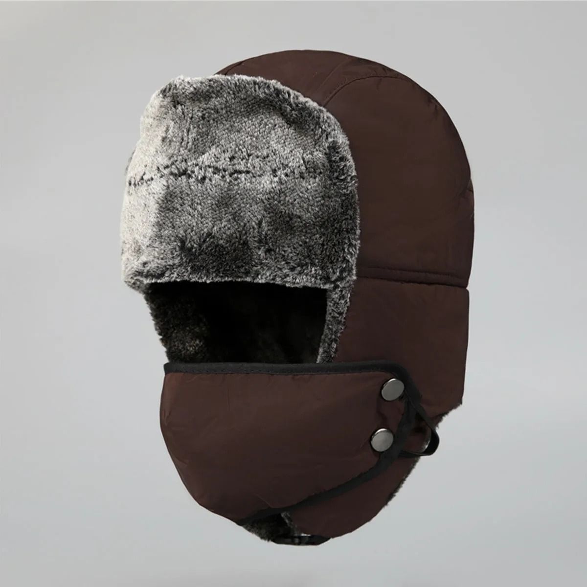 Arctic Trooper Ushanka with Integrated Windproof Mask