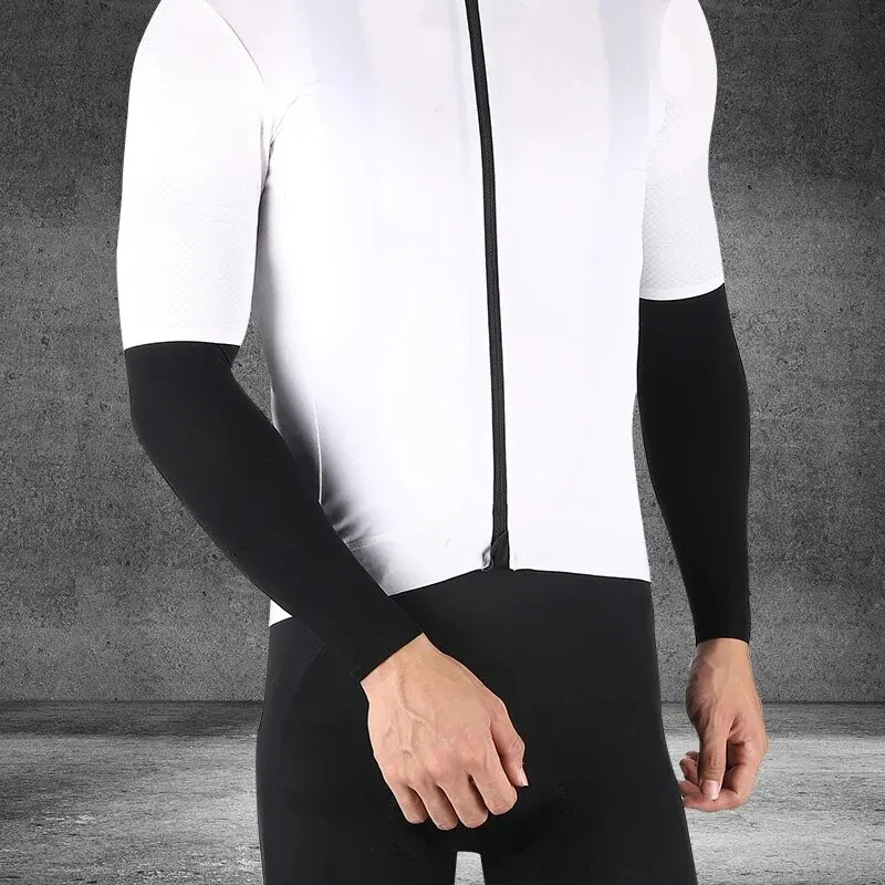 Ice Silk Arm Sleeves for Sports, Cycling Sun Protection, Running, Gym Fitness, Outdoor Travel Summer Cool Sleeves
