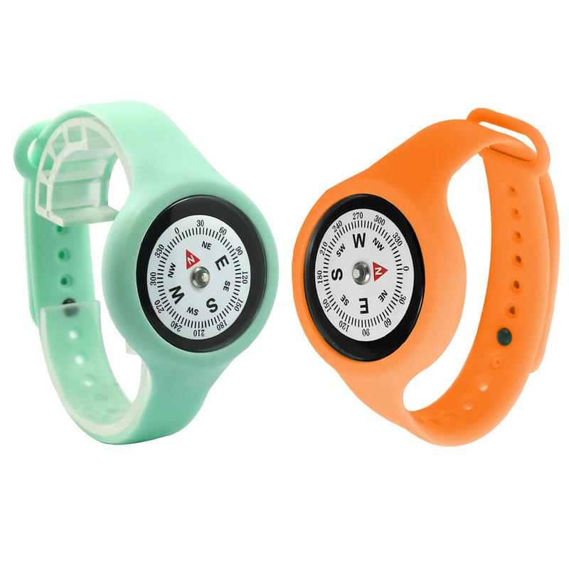 Outdoor Wrist Compass Waterproof Survival Watch Band Precision Navigation Tool