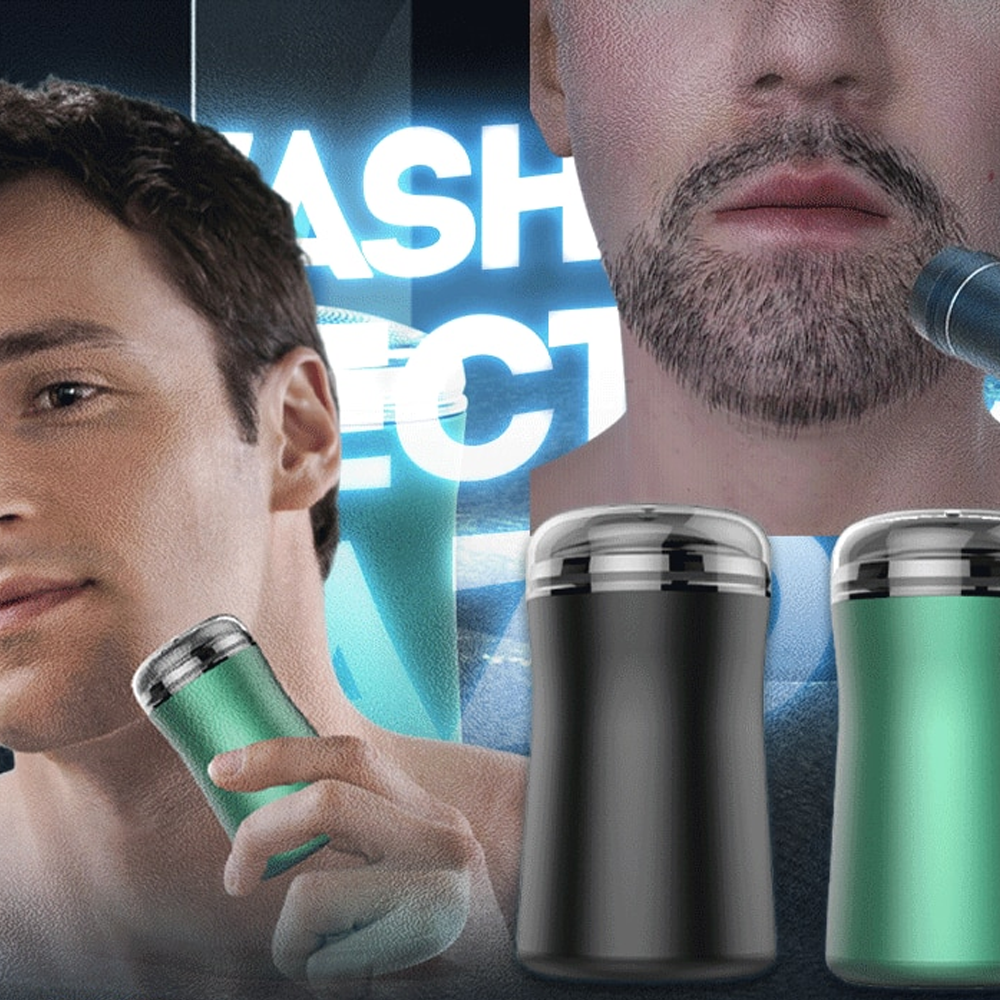 Pocket Size Washable Electric Razor - Perfect Travel Shaver & Gift