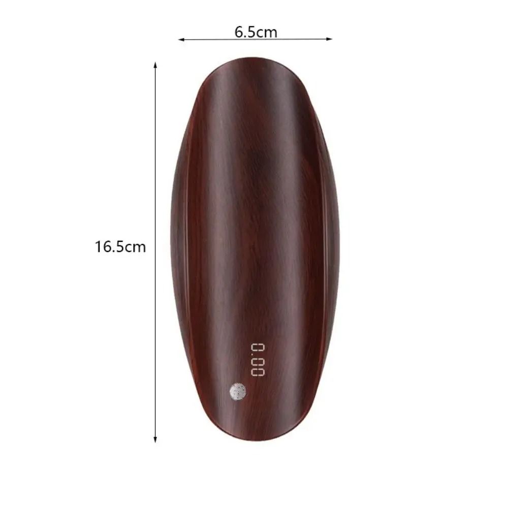 Artisanal Wood-Texture Digital Coffee & Tea Scale