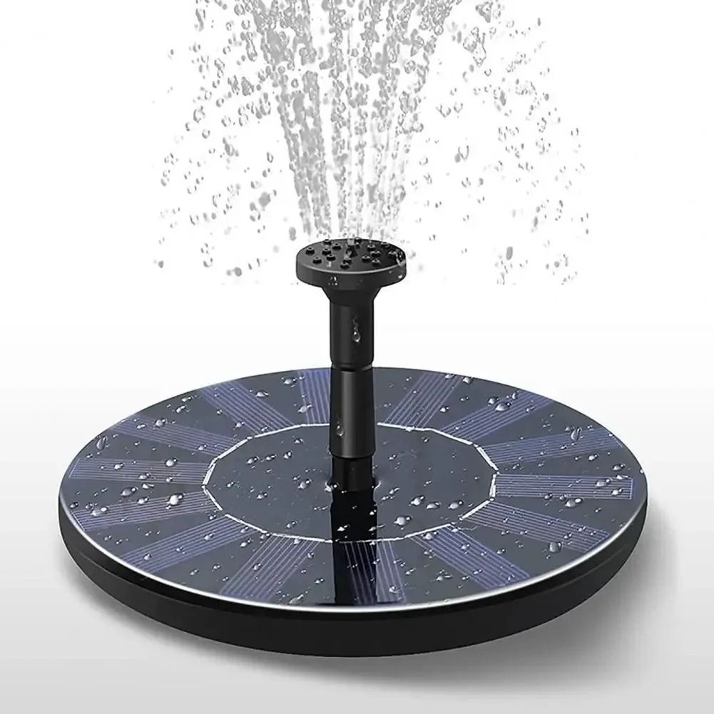 Solar Floating Fountain Pump Garden Water Fountain for Bird Bath Pond and Pool