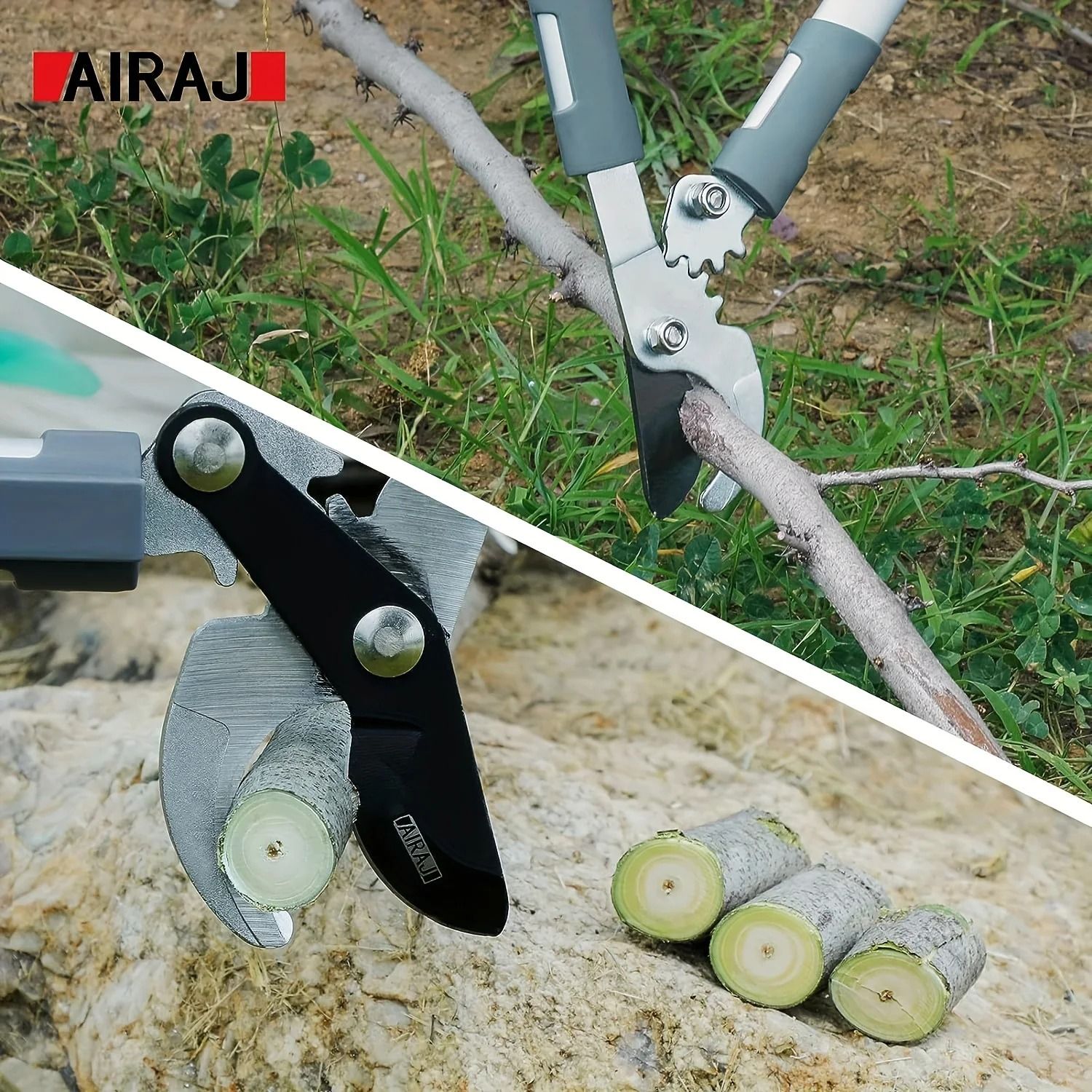 AIRAJ Professional Pruning Shears – High-Performance Gardening Tool for Coarse Branch Cutting
