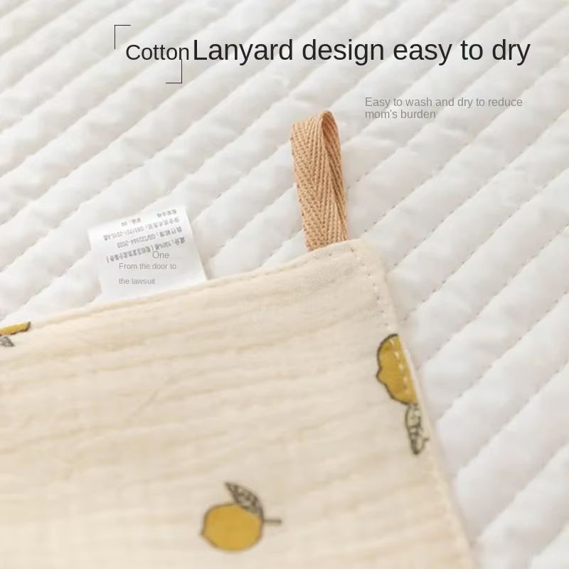 PureSoft 4-Layer Cotton Muslin Baby Face Towels and Long Burp Cloths