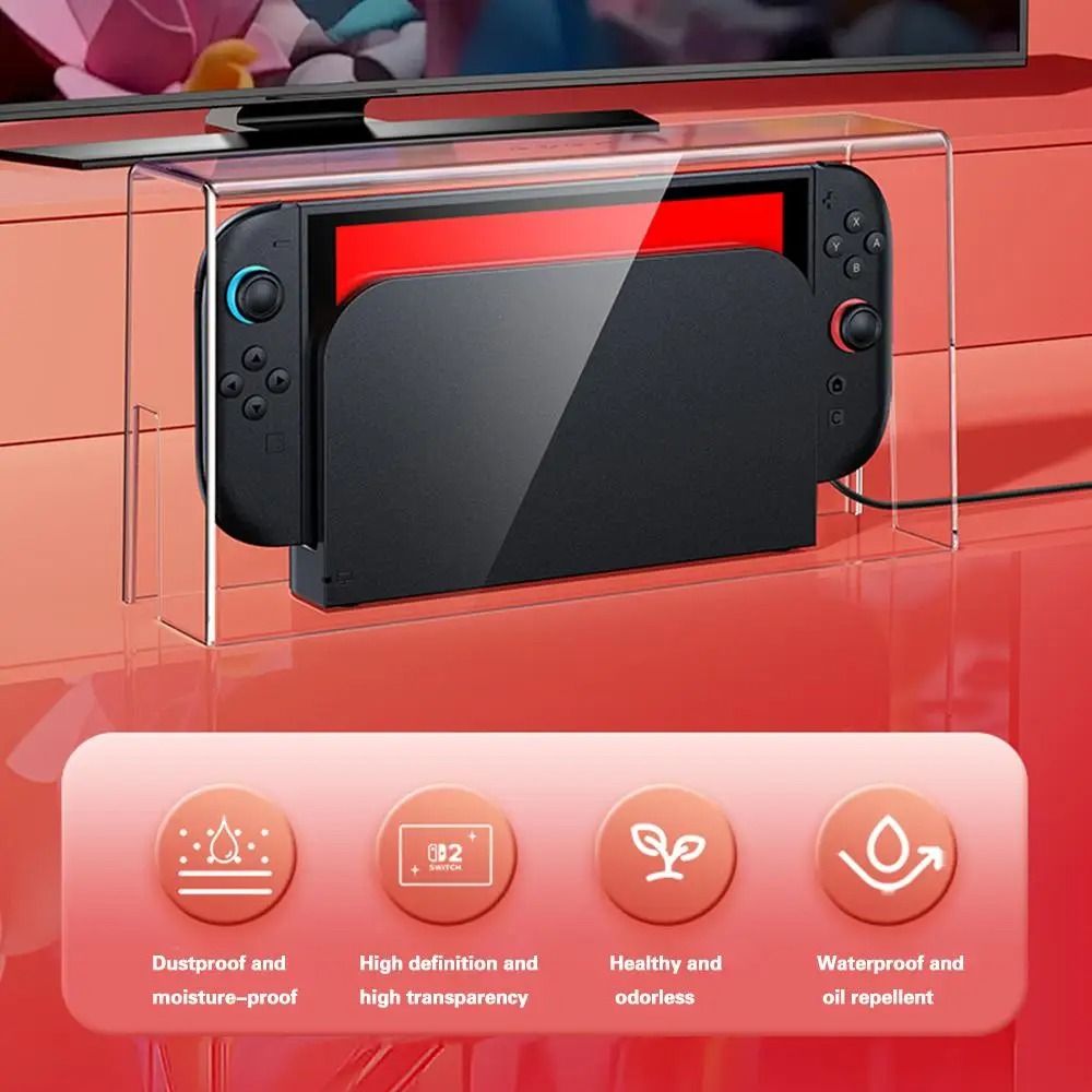 Transparent Acrylic Console and Dock Display Case