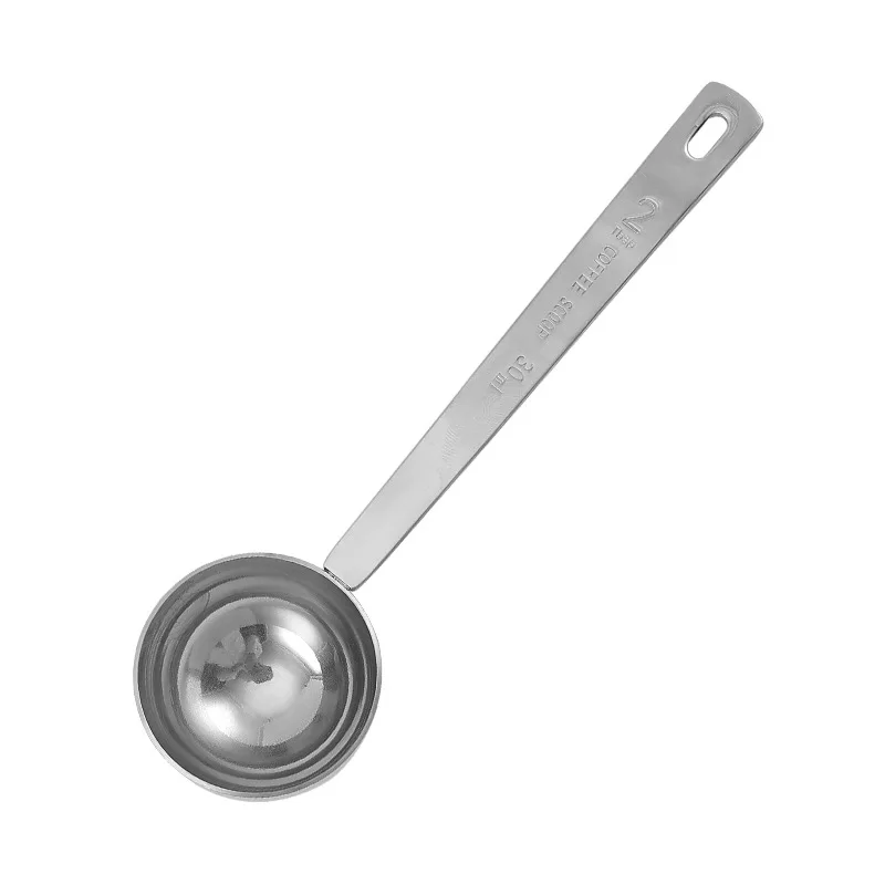 Stainless Steel Measuring Spoon with Scale, Powder Pressing Coffee Spoon, Household Seasoning Spoon, Durable Measuring