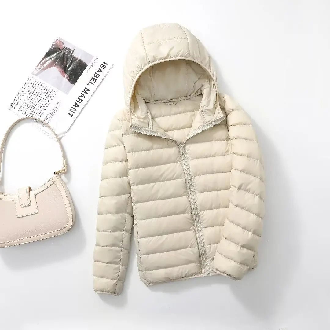 Ultra Lightweight Packable Hooded Puffer Jacket