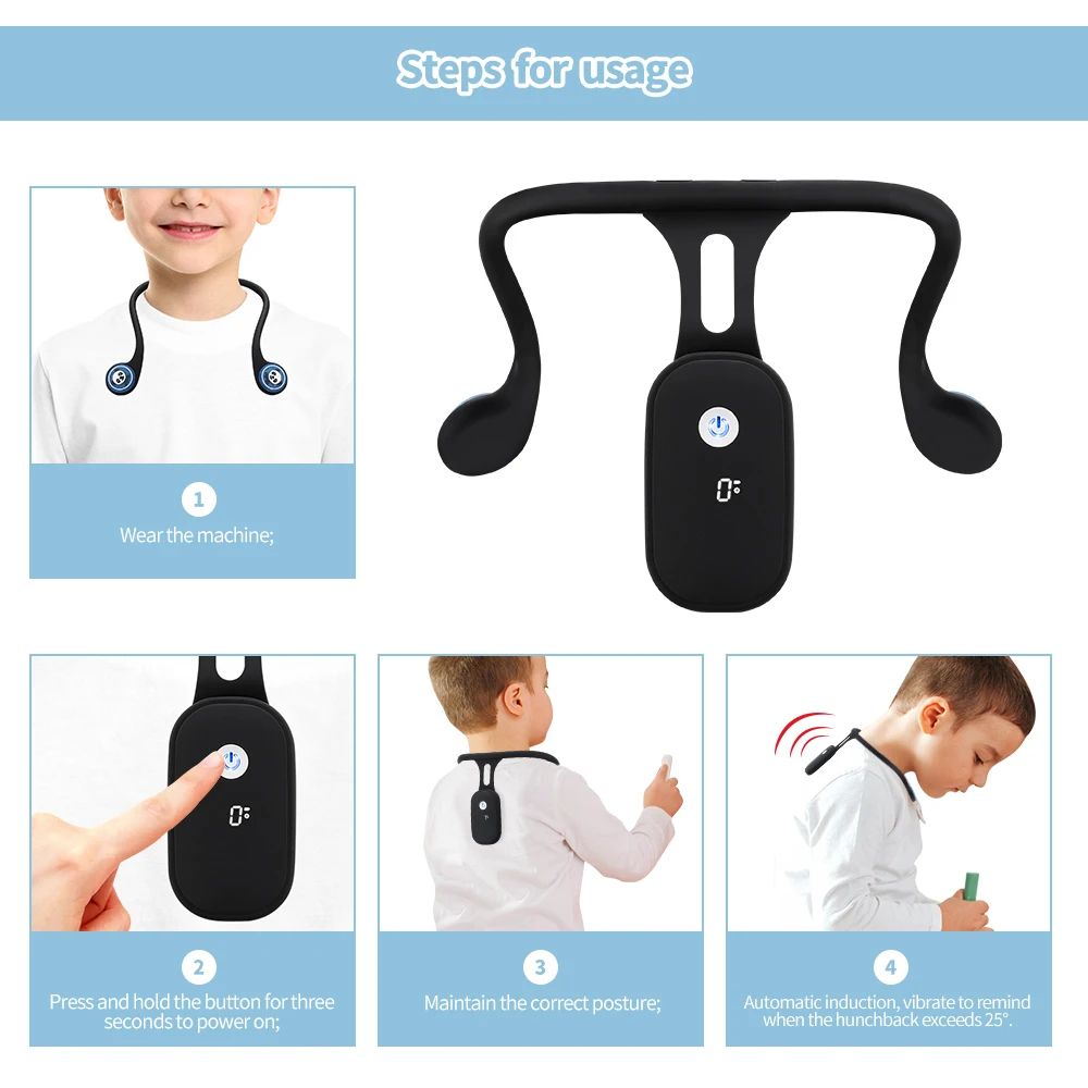 Smart Posture Corrector Device with Real Time Monitoring and Reminder