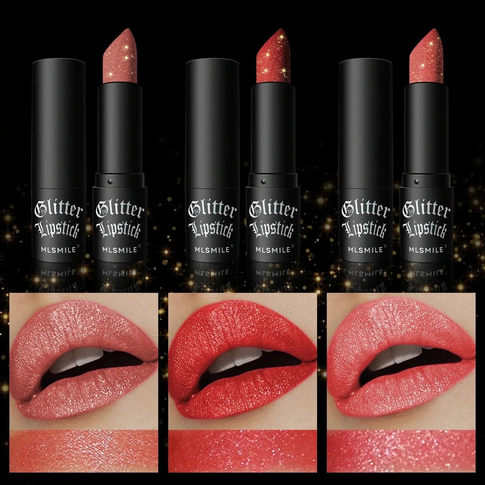 Diamond Shimmer Matte Glitter Lipstick