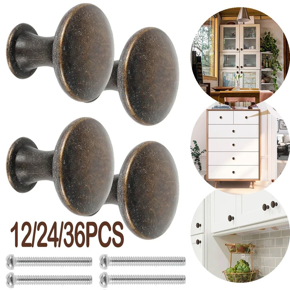 Classic Bronze Drawer Knobs Set for Cabinets and Furniture Upgrade