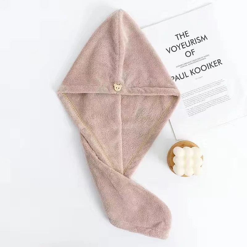 Quick Dry Microfiber Hair Towel 25x63cm Women Bath Turban Wrap