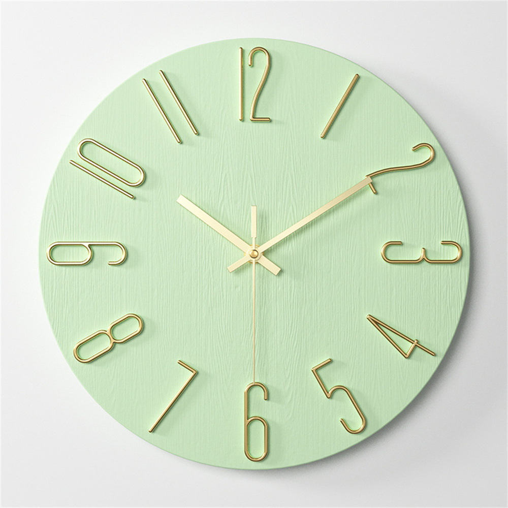 Wall Clock, Small Clock, Battery Powered Analog Clock, Home Office Bedroom Kitchen Classroom