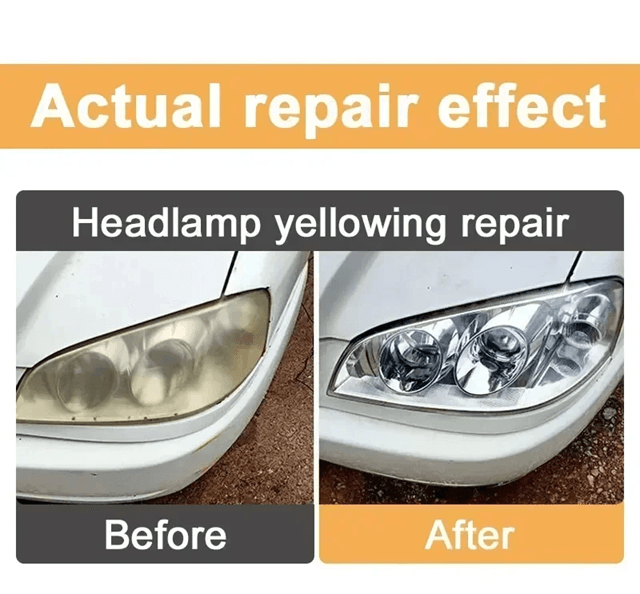 CrystalBeam Headlight Restoration Spray Car Headlight Cleaner