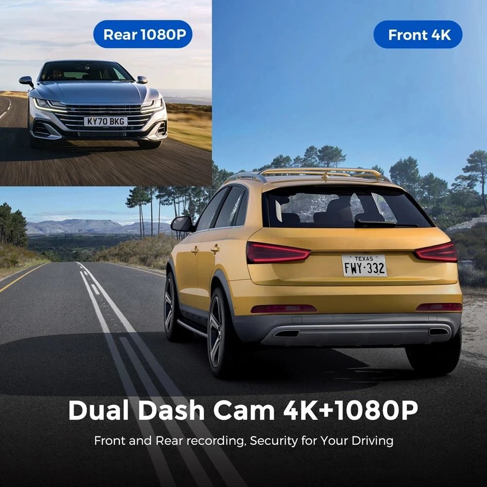 Ultra HD 4K Dual Lens Intelligent Dash Imaging System