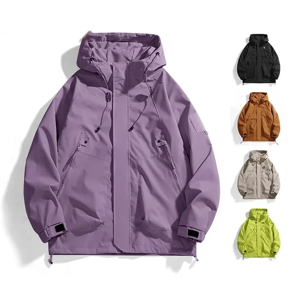 Waterproof Outdoor Jacket Unisex Windbreaker Breathable Autumn Coat