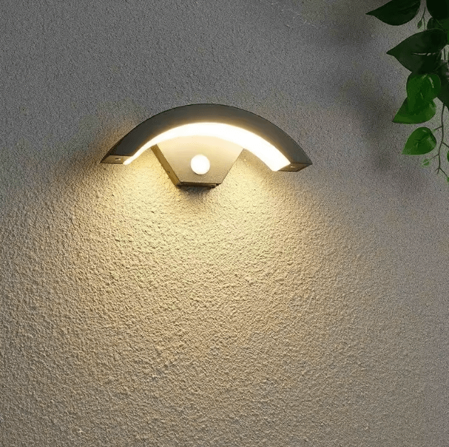 Intelligent PIR Motion Sensor Wall Lamp Waterproof Outdoor LED Light for Porch Balcony Garden