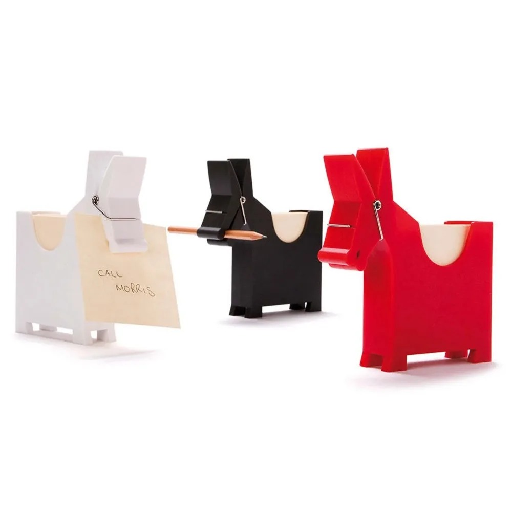 Creative Desktop Memo Holder, Cute Mule Post-it Clip, Business Card Organizer, Funny Office Decor Storage