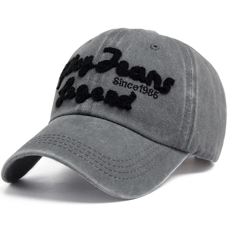 CNTANG Cotton Letter Embroidery Baseball Cap