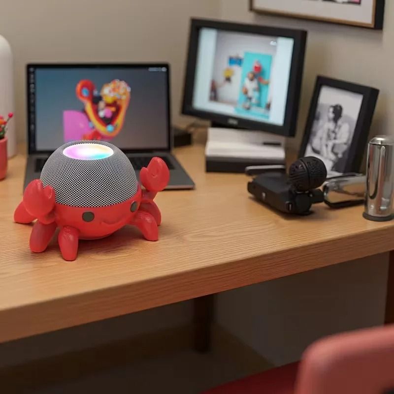 Cute Crab Echo Dot Stand Alexa Speaker Holder for Echo Dot 4 and 5