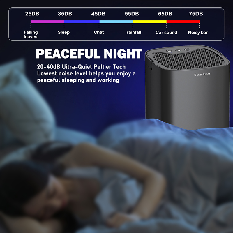 Portable Air Dehumidifier Moisture Absorber for Home Office