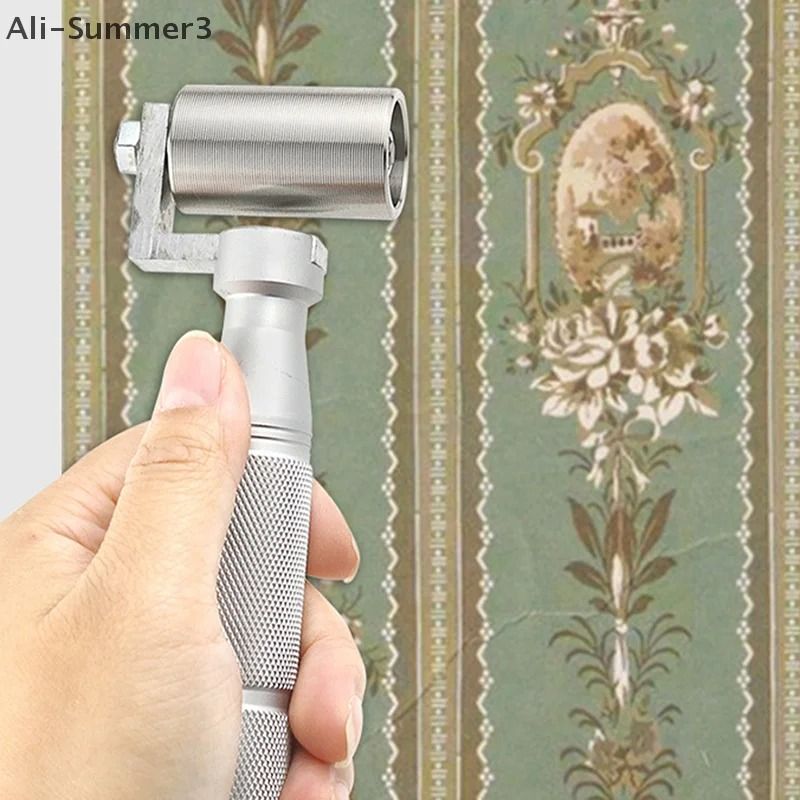 Stainless Steel Wallpaper Seam Roller – Professional Flat Pressure Tool