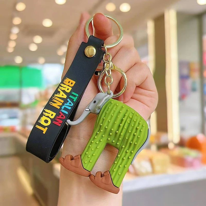 Creative Character Wrist Strap Keychain Pendant – Collectible Figurine Bag Charm