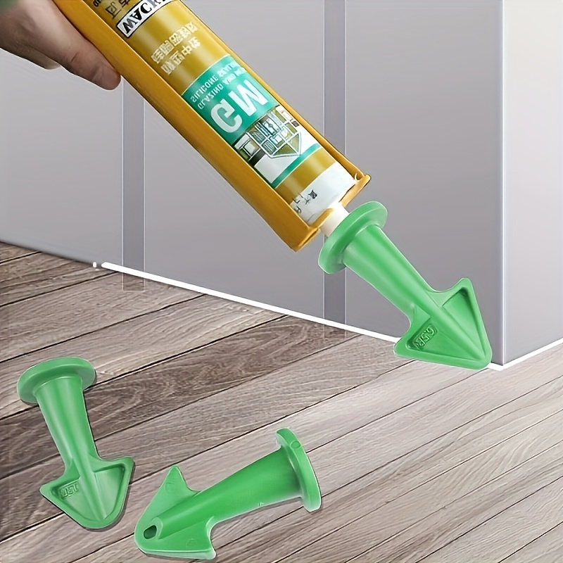 Silicone Caulking Tools Set Caulk Nozzle Applicator, Grout Finishing, Floor Cleaning Scraper