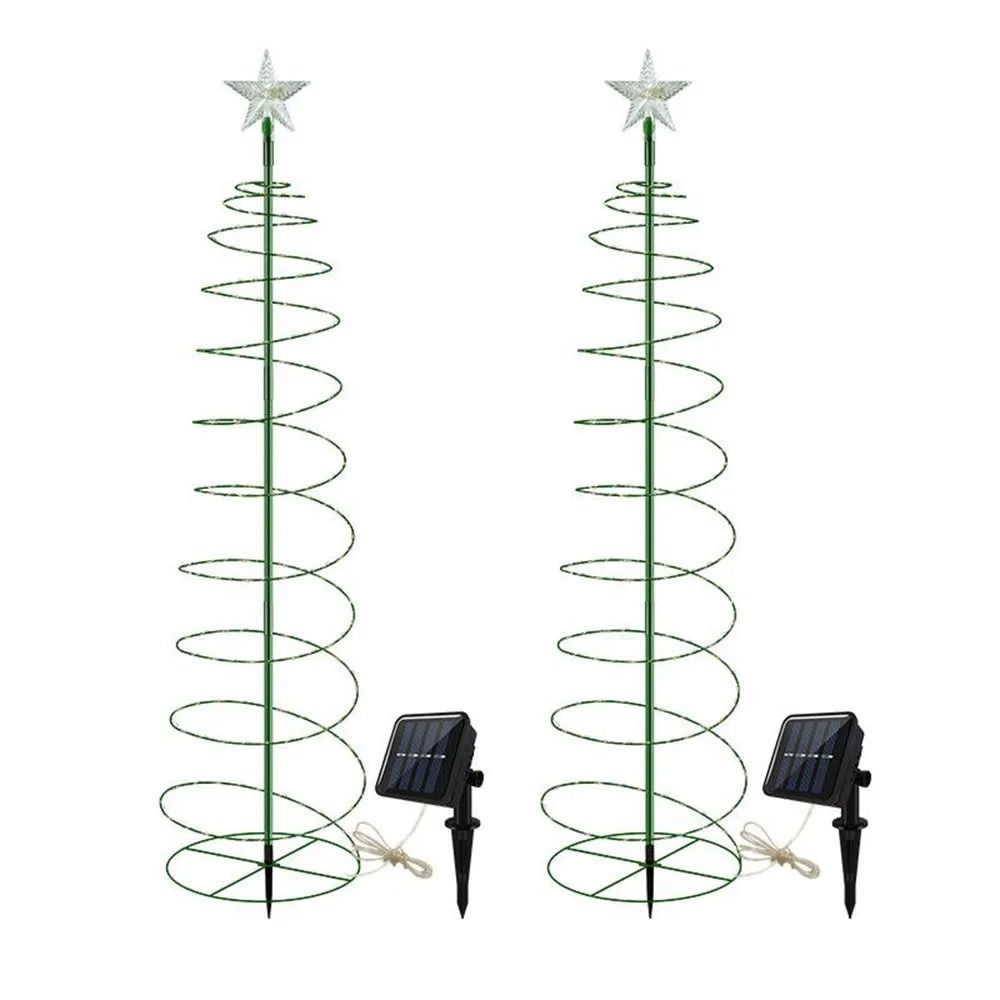 Solar Garden Christmas Tree Lights