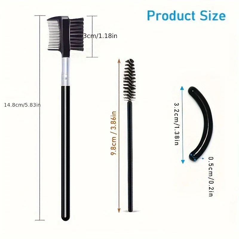Professional Eyelash Curler Set Lash Curling Tool with Replacement Pads