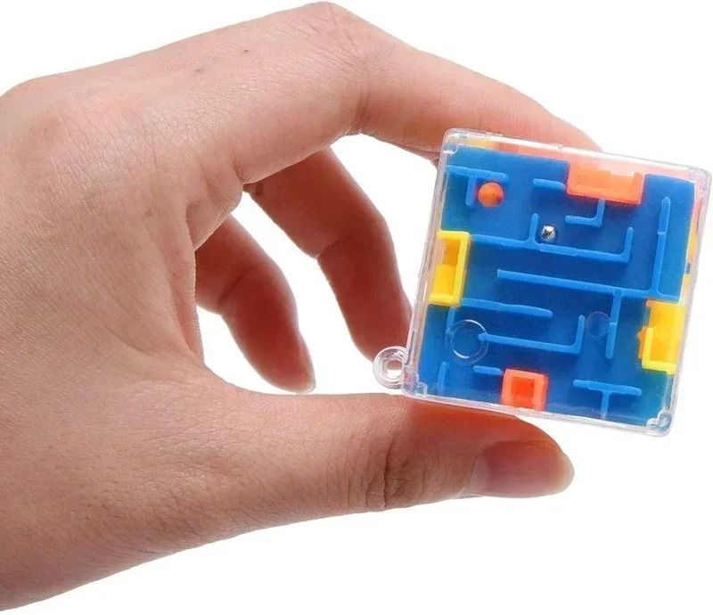 3D Maze Magic Cube Six-sided Transparent Speed Puzzle