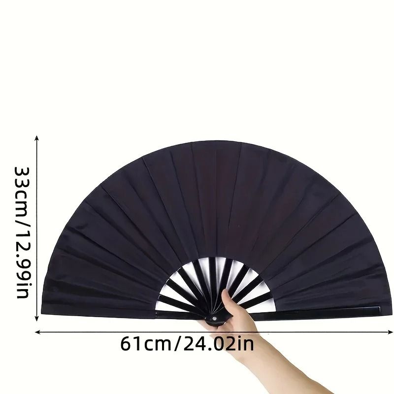 2 Piece Chinese Folding Fan Set Tai Chi Martial Arts and Dance Fan Prop