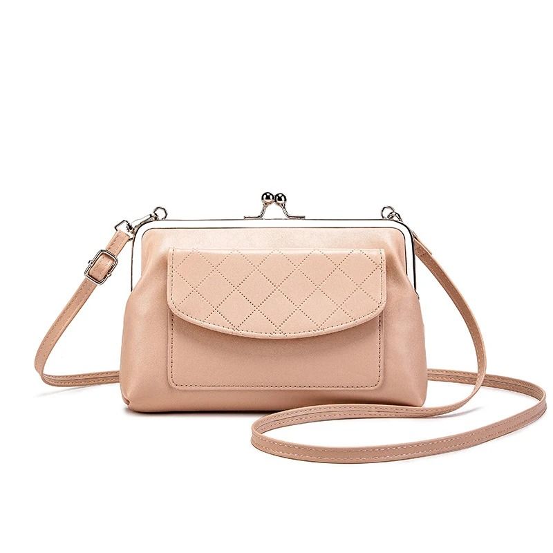 Fashionable Mandarin Duck Buckle Single-Shoulder Mobile Phone Bag