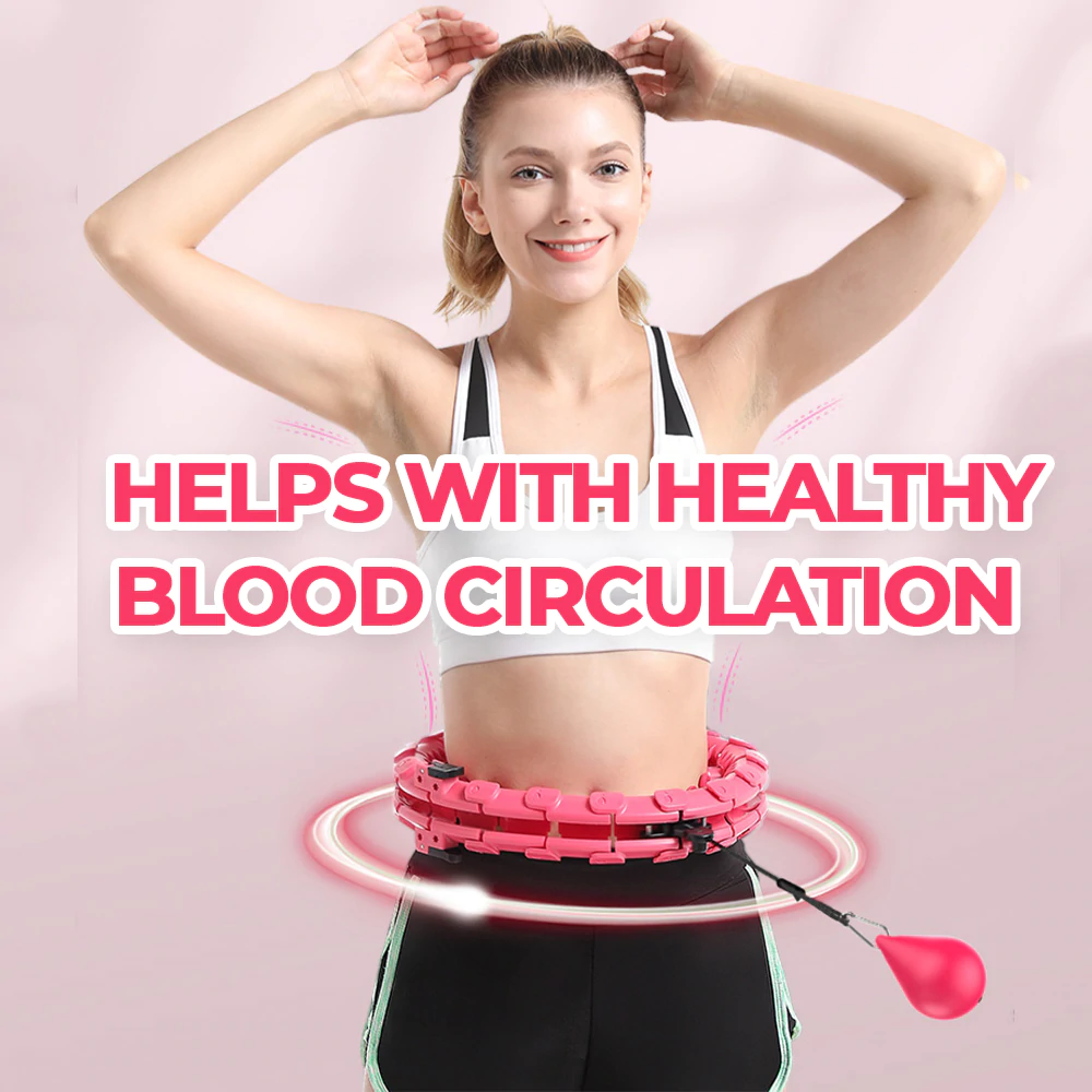 The SmartHoop Auto Slim Waist Hoop (Adjustable) – Adjustable Fitness Hoop, Ideal Weight Loss Tool & Perfect Gift