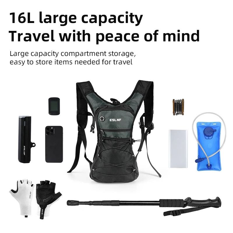 Lightweight Cycling and Hiking Backpack With Waterproof Design
