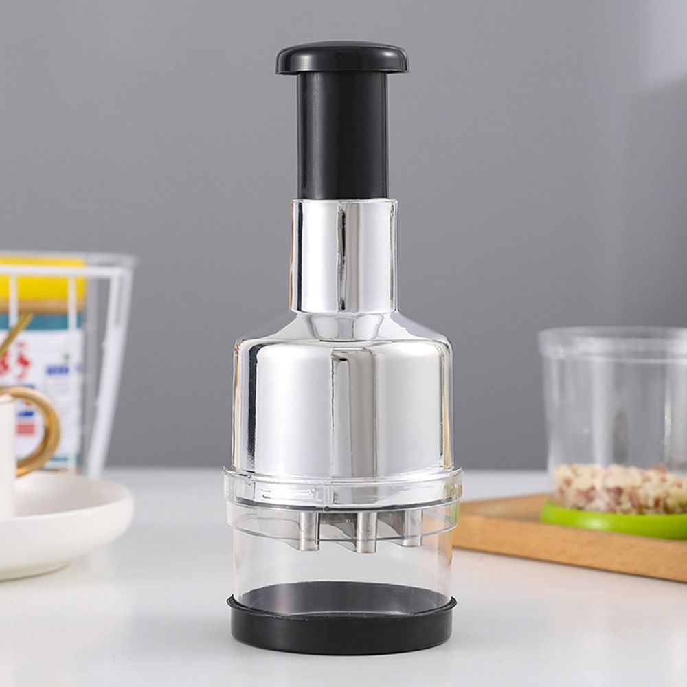 Manual Hand Press Vegetable Chopper for Garlic, Onion & More Easy-to-Use Food Processor
