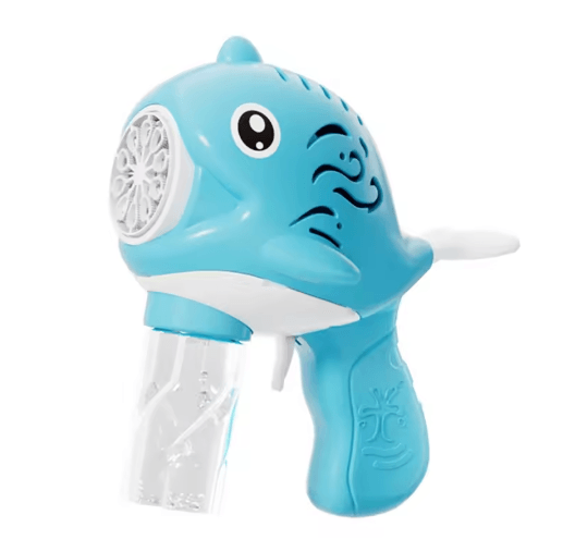 10 Hole Whale Bubble Gun for Kids Fully Automatic Outdoor Bubble Toy No Battery Required