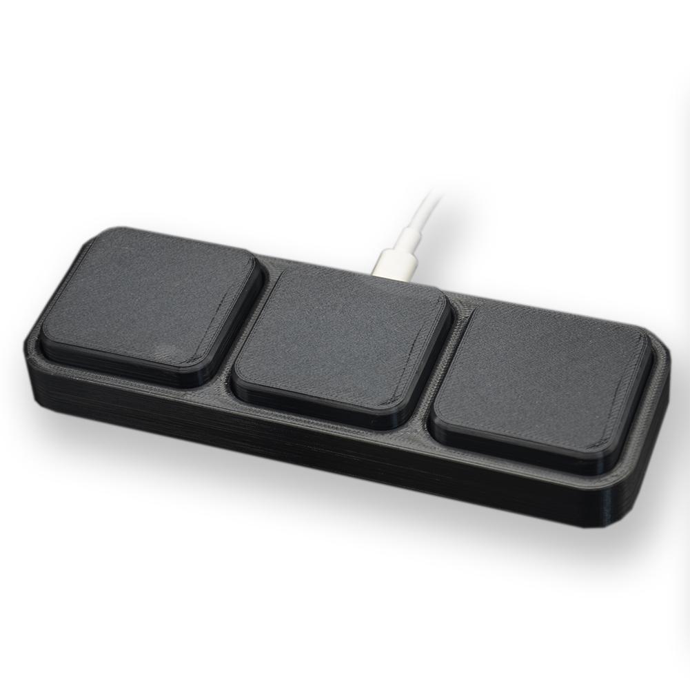 USB Programmable Macro Keyboard for Windows, Linux, and MacOS – One-Key Shortcut and Mouse Button Replacement