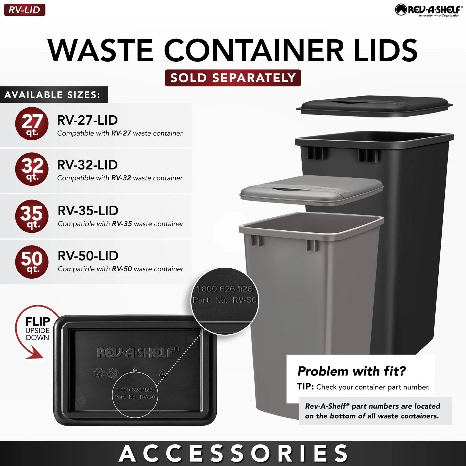 Rev A Shelf Double Pullout Trash Cans qt. with Soft close Compact & Efficient Kitchen Waste Solution
