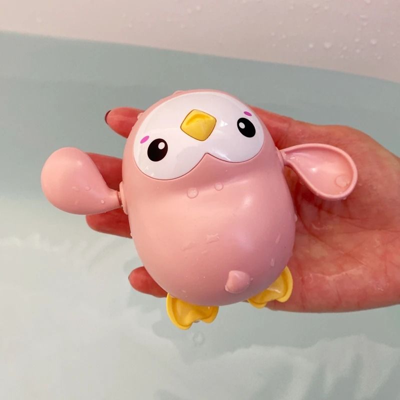 Cute Infant Bath Toy Set with Water Sprinkler and Animal Egg Design
