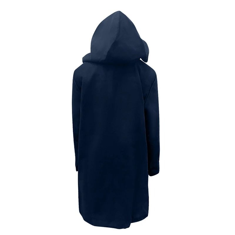 Mens Classic Winter Duffle System | Premium Wool Blend Loose Fit Hooded Outwear & Toggle Hardware Infrastructure