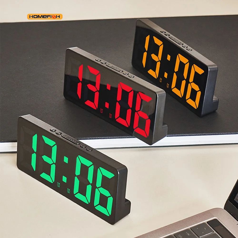 LED Large Number Digital Alarm Clock