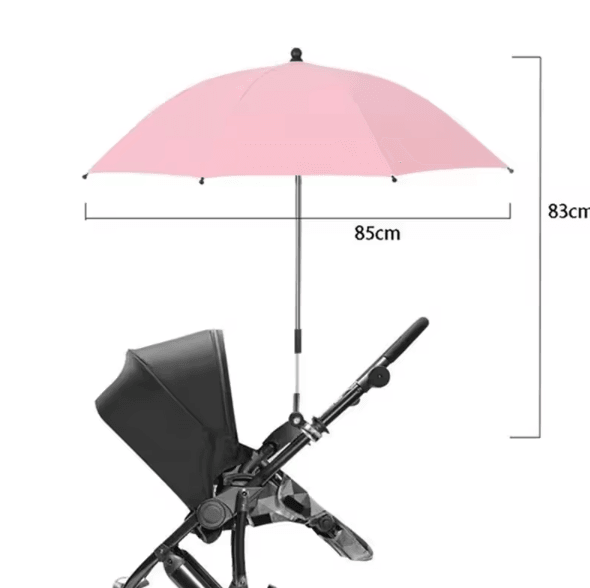 SunGuard Universal Baby Stroller Umbrella with Clamp & UV Protection