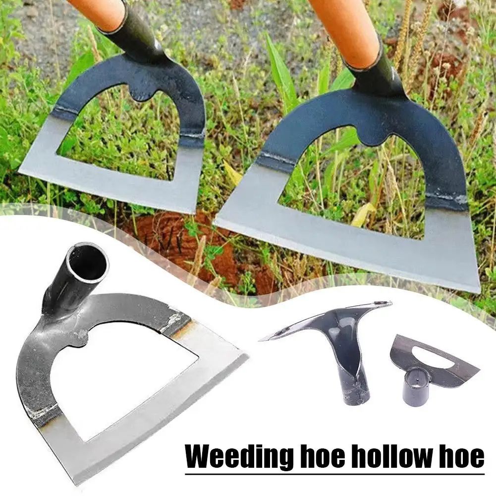 Steel Hollow Hoe Hand Weeder - Labor-Saving Garden Weeding and Soil Loosening Tool