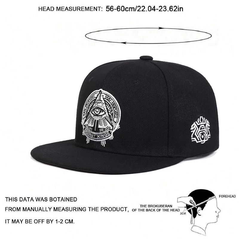 Eye of God Flat Edge Mesh Hip-Hop Hat