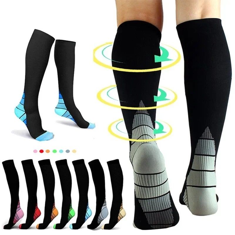 Gradient Pressure Knee High Compression Stockings (Pair)