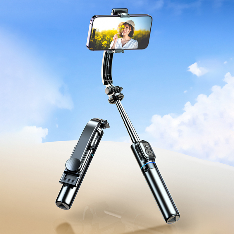 Bluetooth Shooting Tripod, Anti-shake Selfie Stick, Overhead Shot Stabilizer, Handheld Mobile Phone Holder.