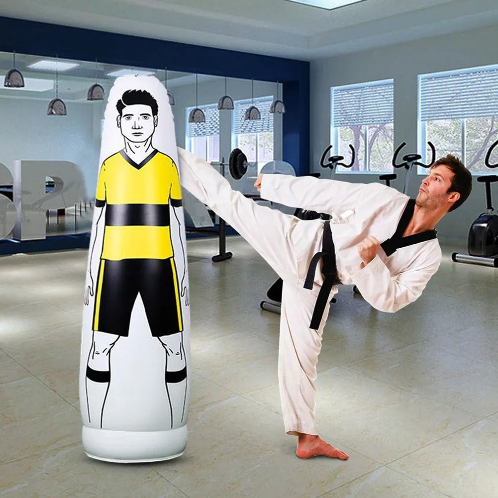 Inflatable Soccer Training Mannequin Free Kick Practice Dummy 160cm